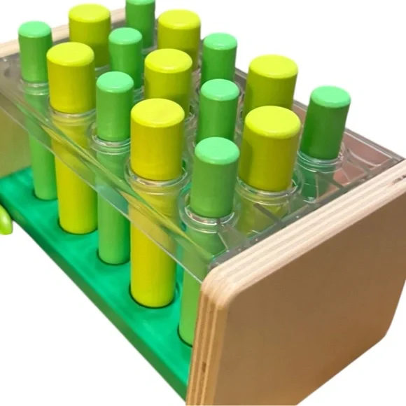 Lovevery Wooden Posting Stand and String Bundle - Picture 3 of 6